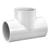 2" White Slip x Slip x Slip SCH40 Tee