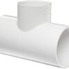 2.5" White Slip x Slip x Slip SCH40 Tee