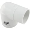 2" White SP x Slip SCH40 PVC 45 Degree Street Elbow