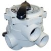 Hayward 2" White Vari-Flo Side Mount Multiport Valve